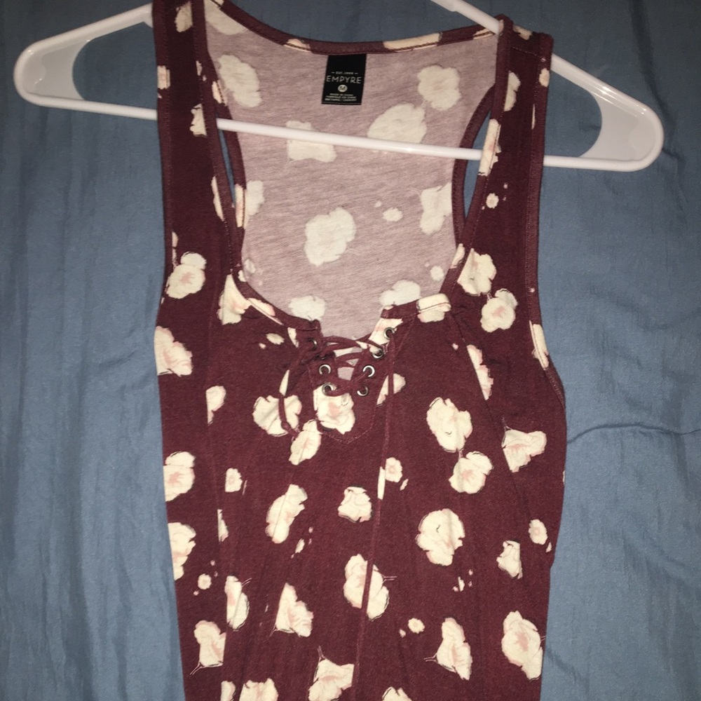 Floral tank top